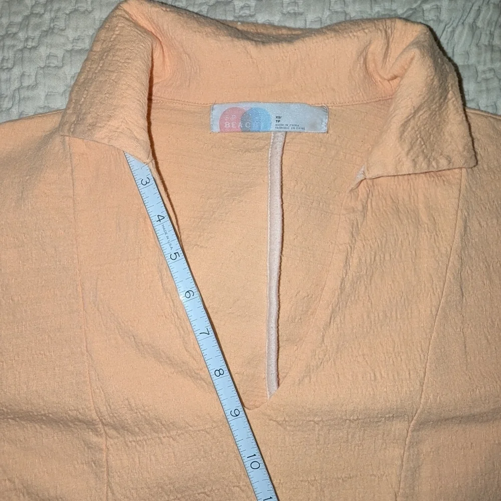 Free People Hudson Mini Dress peach color size XS